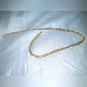 St. John Gold Chain Link Belt
